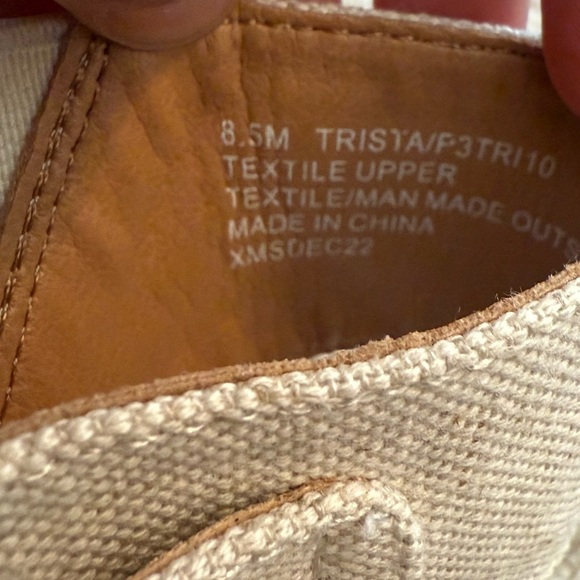 Tommy Bahama Trista Linen Block Heel Sandals Size 8.5 - Picture 8 of 8